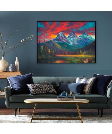 5D Diamond Painting Kit for Adults - Mountain DIY Art with Full Drill Diamonds - 12X16 Inch - Bronze - Home Wall Decor Gift - Buy Online on GoSupps.com