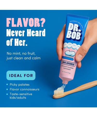 Dr. Bob Natural Xylitol Kids Toothpaste with Fluoride - SLS-Free, Dye-Free, Made in USA - 4oz - Buy Online on GoSupps.com