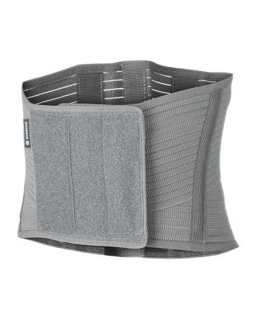 Rehband Back Brace for Men & Women - Adjustable Lumbar Support Belt for Work & Sports | Small/Medium Grey - Buy Online on GoSupps.com