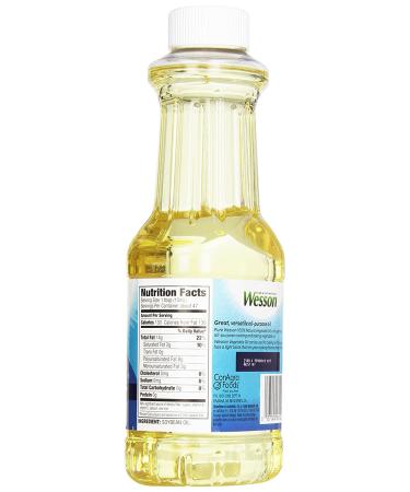 WESSON Pure Vegetable Oil 24 oz - 0g Trans Fat, Cholesterol Free - Buy Online on GoSupps.com