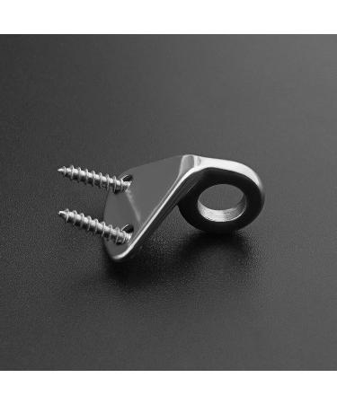 4Pcs Marine Grade 316 Stainless Steel Fending Pad Eye Fender Hook w/ Screws - Boat Ship Deck Hardware - Buy Online on GoSupps.com