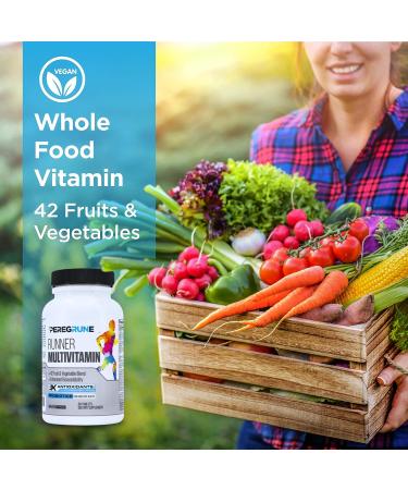 Runner Vitamin: Engineered Multivitamin for Health & Recovery | Complete B Complex for Endurance Energy | Probiotics & Whole Foods | GMP Certified - Buy Online on GoSupps.com