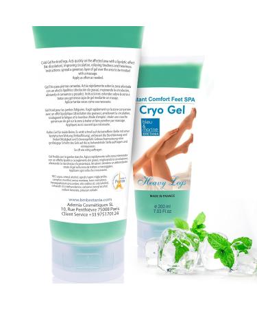 Bleumarine Bretania Cooling Gel for Heavy Legs | Instant Relief & Cold Effect | Essential Oils & Plant Extracts | 200 ml - Ideal for Athletes & Daily Use - Buy Online on GoSupps.com