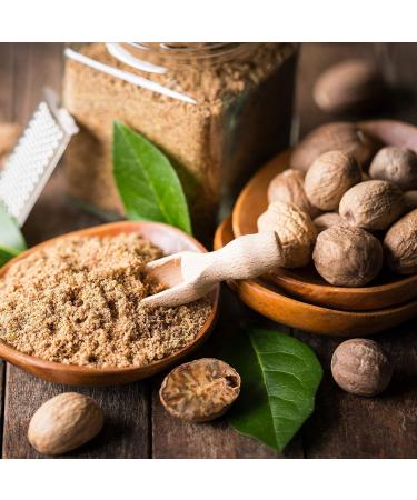 Whole nutmeg (125g) 20-25 nutmegs 100% natural no additives vegan - Buy Online on GoSupps.com