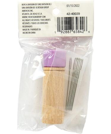 Boye Wood Container with Purple Lid Crochet Accessory Set - Size 18 Multicolor 7 (42-40039) - Buy Online on GoSupps.com