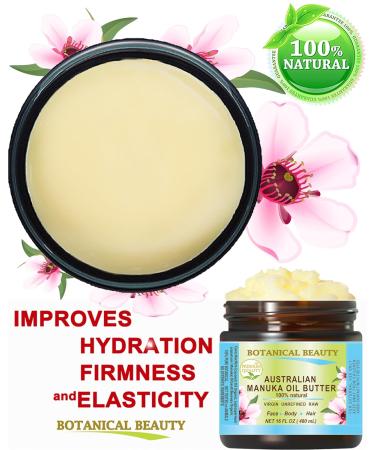 Botanical Beauty MANUKA OIL BUTTER Australian RAW VIRGIN UNREFINED for Face Body Hair. Dry Skin Cracked Hands with Cocoa Cacao Butter and Manuka Honey Essential Oil (4 Fl Oz) 4 Fl Oz (Pack of 1) - Buy Online on GoSupps.com