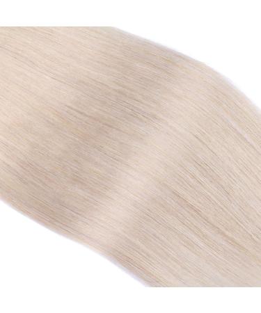Tape In Hair Extensions - Gray 40cm | 100% Remy Real Hair | Adhesive Tape | 50 Bricks (4cm Wide) | Novon Hair Extensions - Buy Online on GoSupps.com