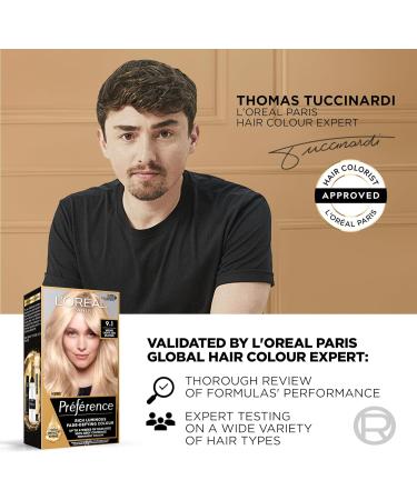 L'Oreal Paris Preference 9.1 Oslo Long Lasting Luminous Hair Dye - Permanent Colour - Buy Online on GoSupps.com