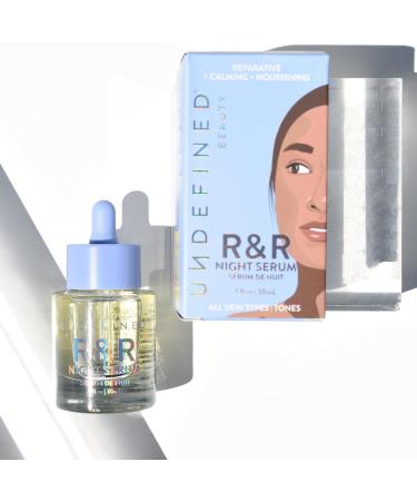 Undefined Beauty R&R Night Serum - OG Formula Face Oil with Bakuchiol & Squalane for Skin Repair & Nourishment - 1oz - Buy Online on GoSupps.com