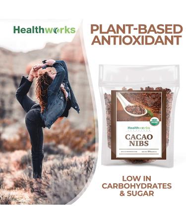 Healthworks Cacao Nibs Raw Organic (32 Ounces / 2 Pound) | Criollo Bean | Unsweetened Chocolate Substitute | Certified Organic | Keto  Vegan & Non-GMO | Antioxidant - Buy Online on GoSupps.com