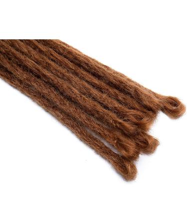 Buy SEGO 10 Strands Dreadlocks Braids Extensions | Synthetic Crochet Dreads Hair - Chestnut Brown (50cm) - Handmade Quality Hair Extensions for Ultimate Style - Buy Online on GoSupps.com