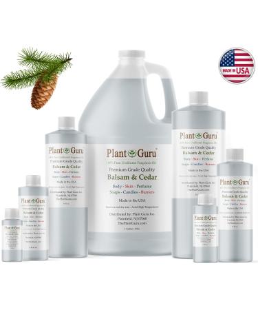 Balsam & Cedar Fragrance Oil 8 fl. oz - Ideal for DIY Soap Candles Bath Bombs & Aromatherapy - Premium Scented Oil for Lotions & Creams - Buy Online on GoSupps.com