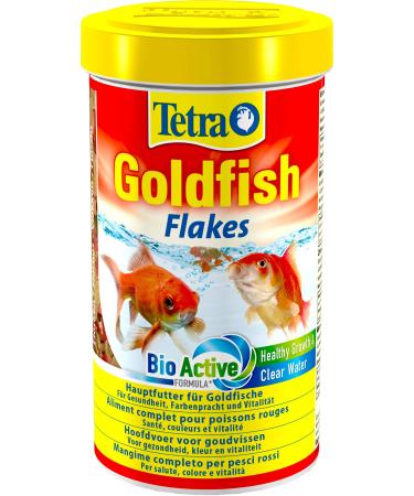 Tetra Goldfish Flakes - flake fish food for all goldfish and other cold water fish 500 ml can flakes 500 ml (1 pack)