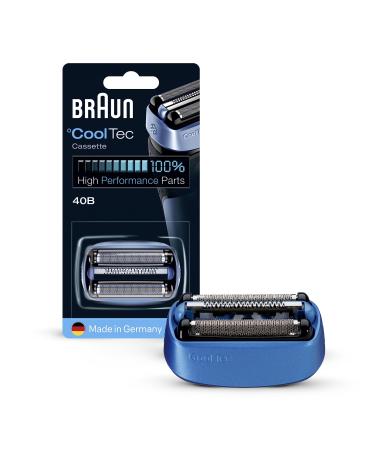 Braun electric shaver shaving head replacement shaving part compatible with men's shaver CoolTec 40B blue/black - Buy Online on GoSupps.com