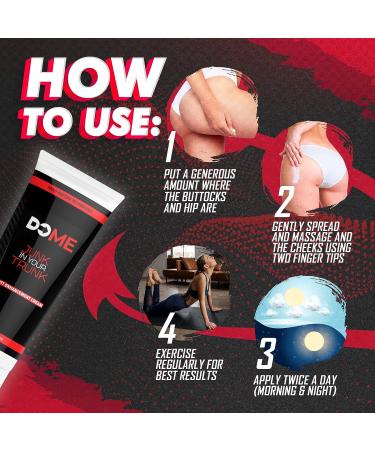 Bootylicious Butt Cream - Fuller & Bouncier Buns Formula (4oz) - Buy Online on GoSupps.com