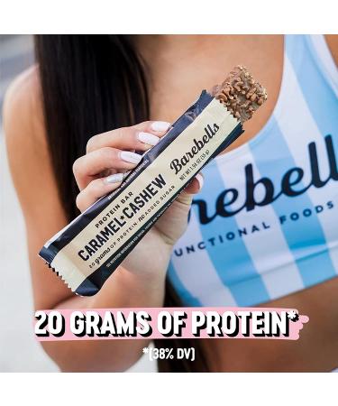 Buy Barebells Caramel Cashew Protein Bar - 12 x 55g | High Protein  Low Carb  Low Sugar Snack - Buy Online on GoSupps.com