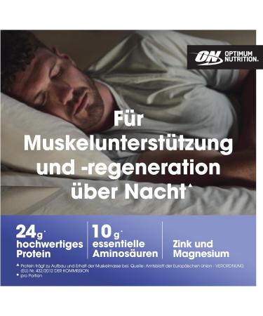 Optimum Nutrition Gold Standard 100% Casein Protein Powder - Strawberry Flavor 55 Portions 1.82 kg | Supports Muscle Growth & Repair Overnight with Zinc Magnesium & Amino Acids - International Shipping Available - Buy Online on GoSupps.com