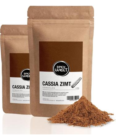 Spicy Welt Cannelle Cassia Moulue (500g) Poudre de Cannelle Intense | Pour Pain d' pices Tartes Tajines & Desserts | Ar me Puissant & Bois | 100% Naturel Sans Additifs - Buy Online on GoSupps.com