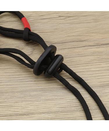 Ecsing 2-Pack Adjustable Archery Finger Loops | Recurve Bow Accessories | Red & Black Replacement Rope - Buy Online on GoSupps.com