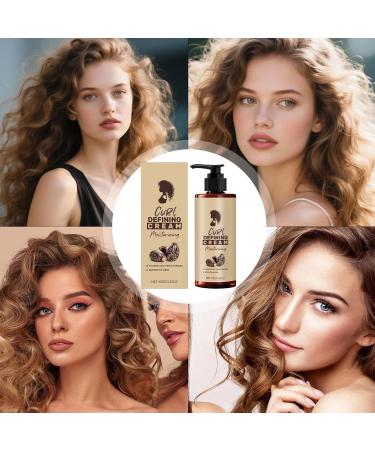 Curl Defining Cream - 100ml Anti-Frizz Cream for Wavy Hair | Moisturizing Styling Treatment Daily Humidity Protection - Women Men Girls - Buy Online on GoSupps.com