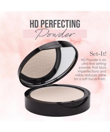 Manna Kadar Beauty HD Perfecting Powder - Ultra-Fine Setting Powder for Flawless Skin Reduces Shine Blurs Imperfections Colorless Universal Shade Long-Lasting Makeup Solution - Buy Online on GoSupps.com