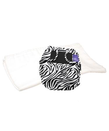Bambino Mio Mioduo Two-Piece Reusable Eco Chemical Free Nappy Savanna Stripes Size 1 ( 9Kgs) Savanna Stripes Size 1 (&lt 9Kgs)