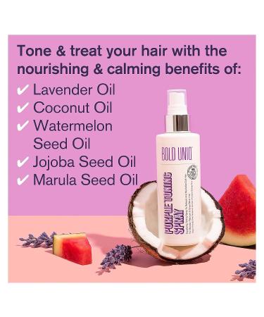 Bold Uniq Blonde Toner Spray - Purple Leave In Hair Treatment for Brass Removal in Blonde, Platinum, Gray & Silver Hair - Paraben & Sulfate Free, PETA Approved - Buy Online on GoSupps.com