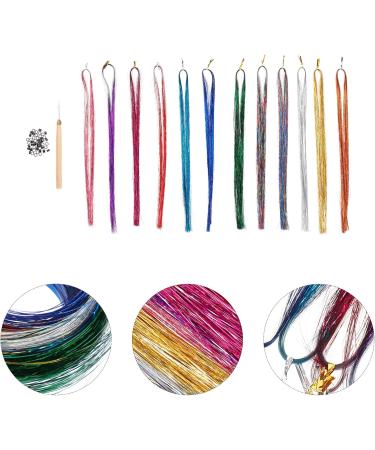 LALAFINA 1 Set Hair Extension Tool Girls Barrettes for Hair Sparkle Hair Clips Girl Hair Accessories Fairy Hair Extensions Metal Hair Claw Clips Tinsel Wig Stainless Steel Braid - Buy Online on GoSupps.com