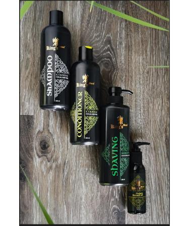 King's Brand Hair & Beard Oil - Premium Quality with Aloe Vera Extract | 3.38 OZ | International Shipping Available - Buy Online on GoSupps.com