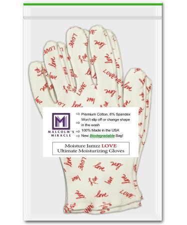 Malcolm's Miracle LOVE Moisturizing Gloves - Small (Pack of 1) | Guaranteed for 2 Years | Made in the USA - Buy Online on GoSupps.com
