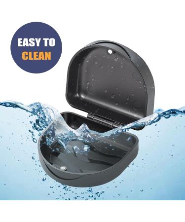 Heveer Braces Box | Durable Denture Container for Storage | Black Dental Splint Box - Buy Online on GoSupps.com