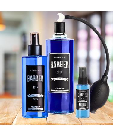 Marmara Barber Cologne - Best Choice of Barbers and Traditional Shaving Fans No:2 Series (50ml x 3 Bottles) - Buy Online on GoSupps.com