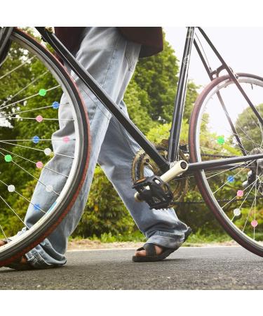 Kids Bike Spoke Beads Glow in The Dark - Plastic Multicolor Luminous Wheel Decorations (216PCS) - Buy Online on GoSupps.com