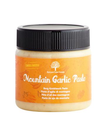 Banyantree Foods Mountain Knoblauch paste |Concentrate |Garlic Paste 200 g Naturally vegan gluten -free no colors genetic engineering free Indian origin - Buy Online on GoSupps.com