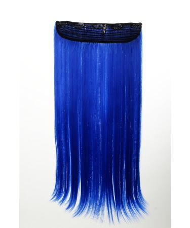 WIG ME UP YZF-3177-TF2517 Wide Hair Extension - 5 Clip Straight Neon Blue Hairpiece for International Shipping - Buy Online on GoSupps.com