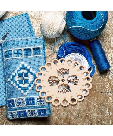 EXCEART Kumihimo Disk Wooden Beading Cord Braiding Board Craft Tool - Light Brown - Buy Online on GoSupps.com