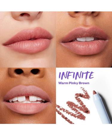 Kosas Hotliner Retractable Lip Liner Pencil - Hydrating Long-Lasting Creamy Texture with Brush & Sharpener - Infinite Warm Pinky Brown - Perfect for Plumping Lips - Buy Online on GoSupps.com