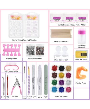 Swiftrans Acrylic Nail Kit - 12 Colors, Professional Gel Nail Art Tools for Beginners - Buy Online on GoSupps.com