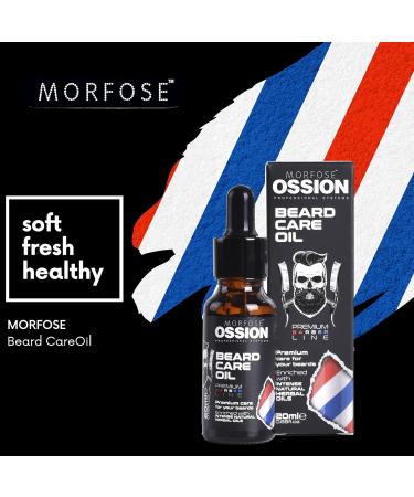 Morfose Ossion Premium Barber Line Beard Care Oil 20 ml - Nourishing Beard Oil for Men | International Shipping Available - Buy Online on GoSupps.com