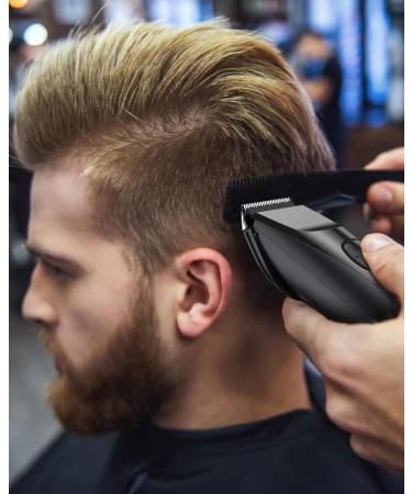 opove H5 Hair Clippers for Men - Professional Cordless Trimmer with 250min Runtime & Smart LCD | Perfect for Kids Bearded Men & Barbers - Black Gift Boxed - Buy Online on GoSupps.com