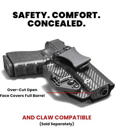 Concealment Express IWB KYDEX Holster | Claw Compatible | Appendix Carry | Glock G43/43X | Made in USA - Buy Online on GoSupps.com