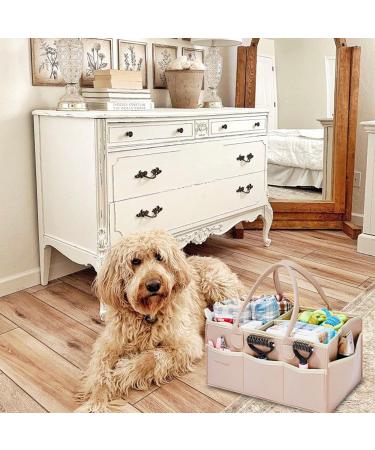 Huhynn Pet Care Bag | Dog Care Accessories Organizer for Outdoor Travel | Khaki Dog-Fur Care Bag - Buy Online on GoSupps.com