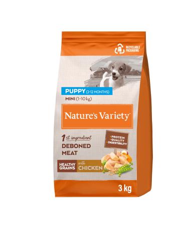 Nature's Variety Healthy Grains - Puppy Mini Dog Food - Free Range Chicken - 3kg