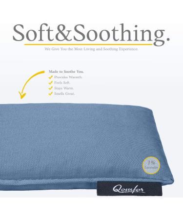 Wheat Bag for Pain Relief - Large Soothing Heat Pack Microwavable - Wheat and Lavender - Heated Neck Warmer for Neck and Shoulders Period Pain Relief and Back Pain - Comfortable Grey - Buy Online on GoSupps.com