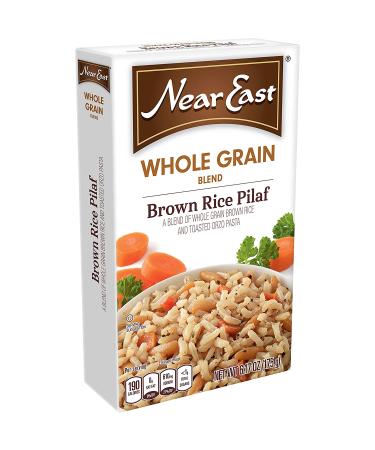 Near East Whole Grain Blends - Brown Rice Pilaf 6.17oz | Pack of 12 - Healthy Side Dish - Buy Online on GoSupps.com