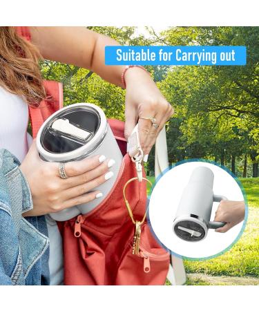 JHCBKFF 2 Pack 40 oz Tumbler Flip Straw Lid Replacement fit for Stanley Quencher Spill Proof Tumbler Cover for Stanley Cup Beige - Buy Online on GoSupps.com