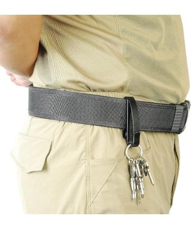 SdTacDuGe Metal Key Ring Holder - Quick Hook System for 2.25 Wide Belts - Tactical Key Holder with Detachable Key Ring - 2 Pack - Buy Online on GoSupps.com