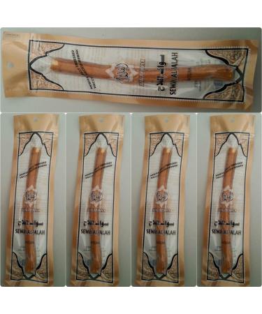 Set of 2 3 4 or 5 Islamic Miswak Natual Toothbursh/Siwak/Arak PEELU/Miswak Sticks/Chewing Stick/Salvadora Persica (Set of 3) - Buy Online on GoSupps.com