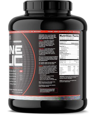 ULTIMATE NUTRITION Carnebolic Beef Protein 3.7-Pound Blue Raspberry 1680 Gram 1680 grams Blue Raspberry - Buy Online on GoSupps.com