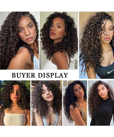 MLETULIPS GoGo Curl Crochet hair Ombre Deep Wave Crochet hair Beach Curl Water Wave Synthetic Deep Twist Crochet Braid Bohemian Crochet Braiding (10 inch 1B) 10 inch 1B - Buy Online on GoSupps.com